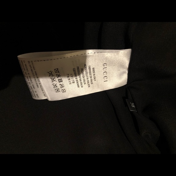 SOLD!!Gucci leather jacket with embellishment bird - Picture 4 of 8